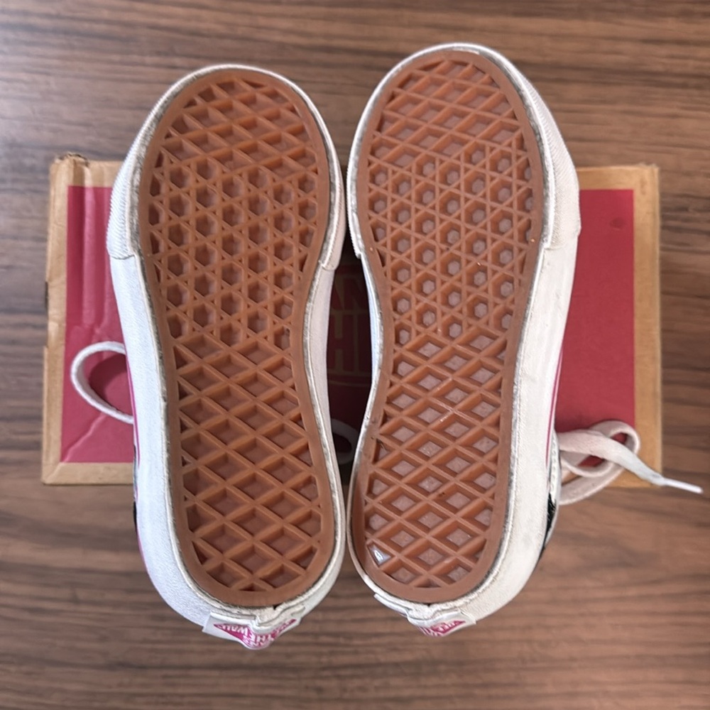Vans Old Skool Kids Sneakers Black Pink Donuts Size 12 - Picture 9 of 11
